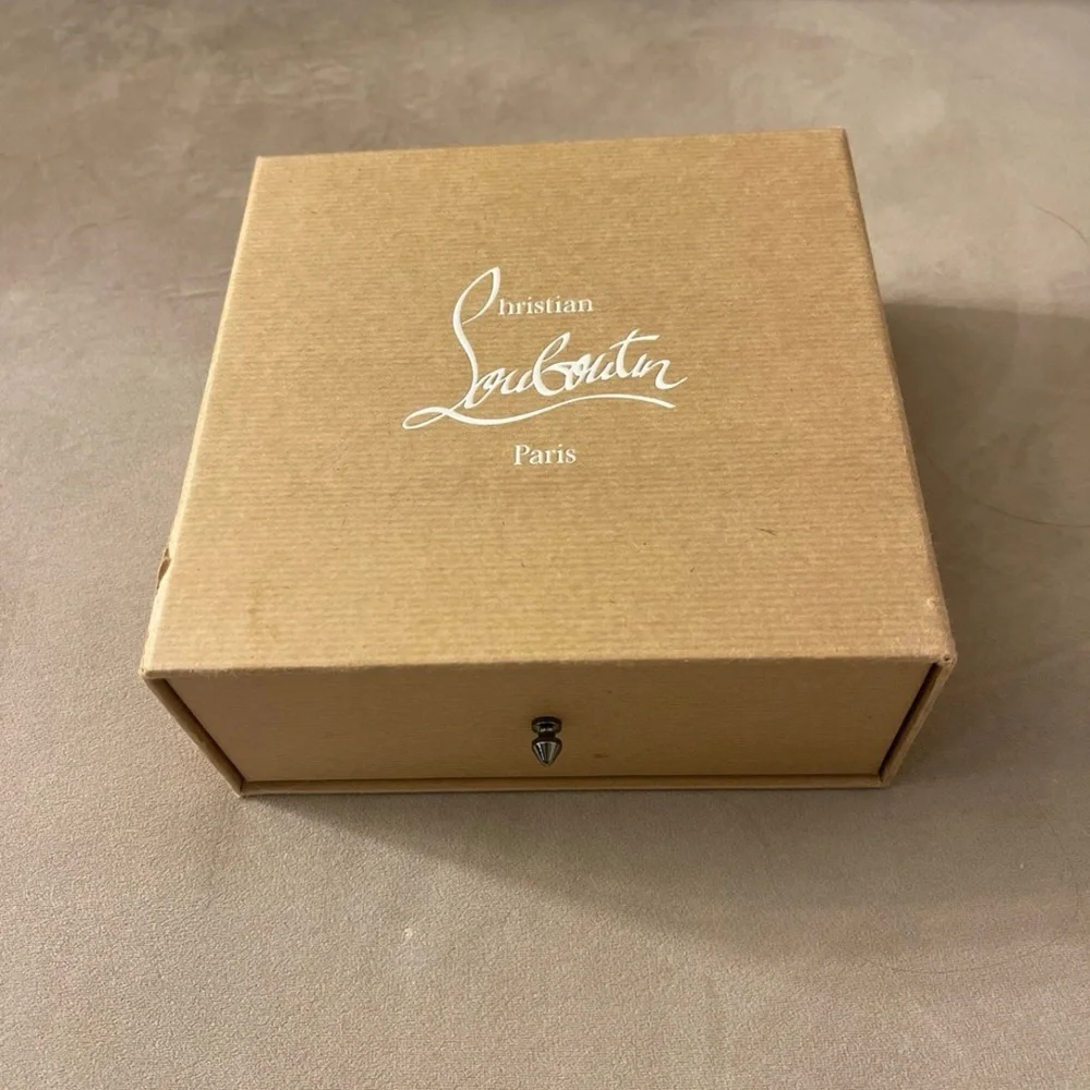 Christian Louboutin Loubi Spike glitter Belt UNISEX - Picture 8 of 9